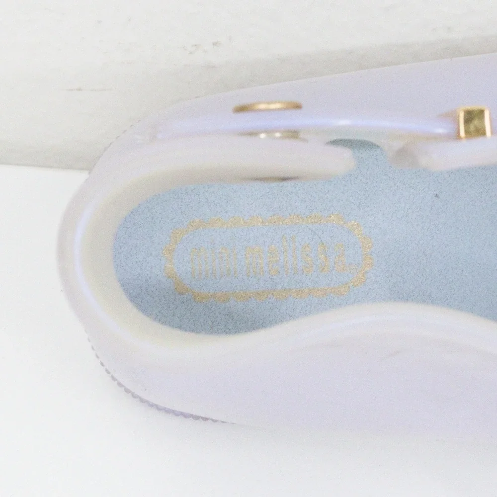 MINI MELISSA Sugar Rain Bow Jelly Boots Pearlescent Toddler Girls Sz 7